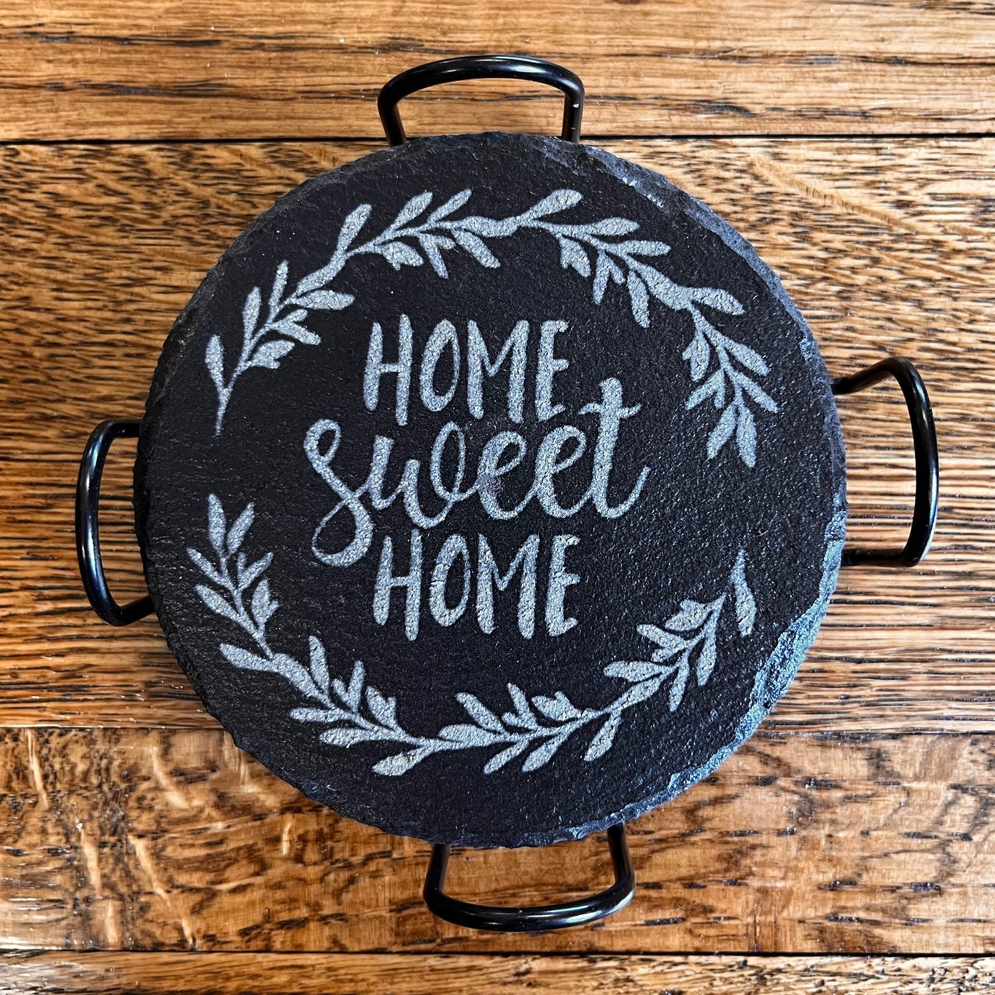 Slate Coasters with Holder